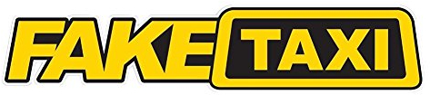 BRLIGE Fake Taxi Aufkleber | Lustiger Fake Taxi Auto Aufkleber | Auto Stoßstange Aufkleber | Fake Taxi Vinyl Decal Auto Turbo JDM Fenster Drift Lustig Tuning | Lustiger Unhöflicher Witz Stoßstange