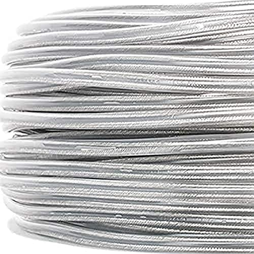 Cavo rotondo in PVC/PVC, tubo flessibile, trasparente, 2 x 0,75 mm², prodotto in UE, 10 metri