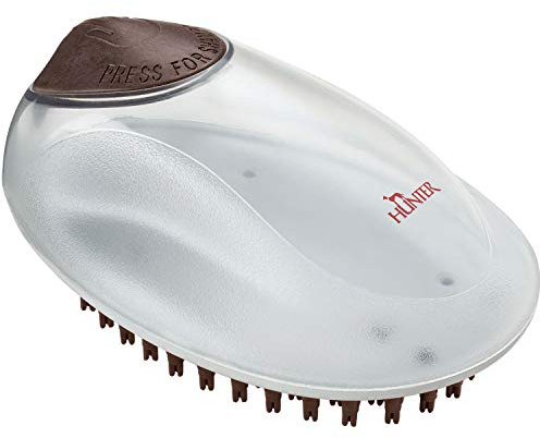 Hunter SPA Pflegestriegel mit integrierter Shampoofunktion, 12 x 8 cm 4016739655684