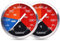 GALAFIRE BBQ Thermometer Gauge for Charcoal Grill Pit, 2 Pack 3 3/16 inch Large Dial Smoker Temperature Gauge