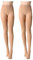 MANZI 2 Pairs 70 Denier Women's Tights Stretch Run Resistant Opaque Control Top Tights(2 Suntan, L)