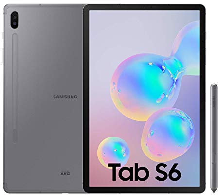 Samsung Galaxy Tab S6 Tablette 10,5 (128 Go, S Pen inclus), écran sAMOLED, LTE, gris (reconditionné)