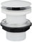 Edouard Rousseau Bonde de Lavabo à Ecoulement Libre, diam. 63 mm, certifié NF, sans Trop Plein, Standard, Finition Blanche