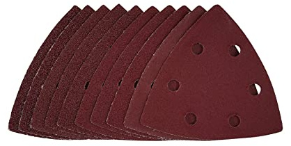 Draper 42104 Delta Sanding Sheets, 93mm, Assorted Grit (Pack of 10)