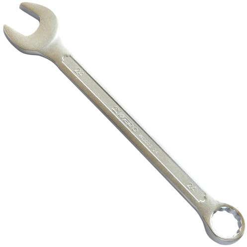 WEDO Combination Wrench, Combination Spanner,Chrome Vanadium Steel Spanner, DIN3113, Size 24mm,Length 290mm,Metric,Corrosion Resistant, Die-Forged