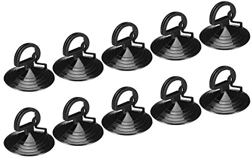 sourcing map PVC Ventouse Ventouse, 36mm Dia. Ampoule Changeurs Universel Remplacement Outils pour GU10 MR16 Ampoules Automobile Verre Pare-brise Parasol Écran Noir Paquet de 10