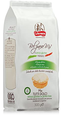 La Veronese | Bel paese Mix® Tutti Dolci, Miscela di Farine, Senza Glutine, Senza Latte, Senza Uova, Preparato Universale per Dolci, 500g