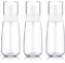 GIVITASOT 3pack Small Spray Bottle, 3.4oz Travel Spray Bottles, Clear Empty Spray Bottles, Refillable Plastic Spray Bottles with 9pcs Labels