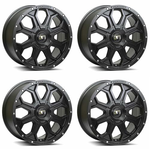 4x Schmidt Felgen 18HDX 8.5Jx18 ET45 5x118 SatinBlack kompatibel mit Nissan Primastar