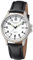 REGENT Titanuhr Unisex mit Echtlederarmband 36 mm Analog 10 ATM Saphirglas 1969.90.19