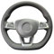 MEWANT DIY Schwarzer Kunstleder-Lenkradbezug für Mercedes Benz W176 W246 W205 C117 C218 W213 AMG X253 W166 X166 W222