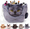 Trousse de Maquillage pour Femme, Sac Cosmétique Portable à Cordon, Grande Capacité de Malette de Rangement Maquillage - Organisateur Multifonction - Pochette de Voyage Trousse de Toilette