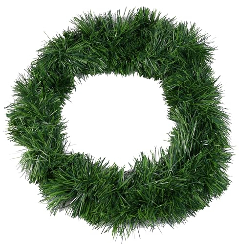 Weihnachtsgirlande Ø 10 cm grün 10 Meter - künstliche Dekogirlande - Tannen Girlande Weihnachten