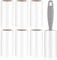 480 Sheets Lint Rollers for Pet Hair, Extra Sticky Lint Roller, Lint Remover Rollers Refills Sticky for Pet Hair, Clothes, Couch, Furniture, Carpet - 1 Handle + 8 Refills
