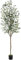 FORABAMB künstlicher Olivenbaum 160 cm, Kunstpflanze mit Pflanzgefäß, Kunstolivenbaum groß, für Home Office, Wohnzimmer, künstlicher Baum, 648 Blätter