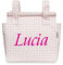 various - Talega para silla de Paseo Bolso Panera Carrito Bebe -Personalizable Nombre Bebé Bordado con Diseño Práctico y Funcional Cierre con Cremallera olso organizador de muselina Color Rosa