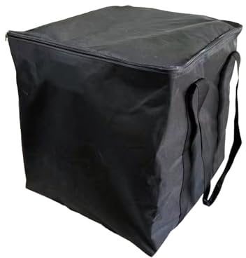 RVmonsterShop Tragbare Camping Toiletten Aufbewahrungstasche, Toilet Bag 48 x 40 x 45 cm, Universell für Porta Potti, Schwarz