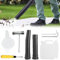 Soffiatore a scoppio,Soffiatore Foglie,Accessoires de soufflerie,Soffia Foglie,Soffiatore Giardino,per la Cura del Prato,Rimozione di Foglie,Fango,Neve,Polvere di Automobili