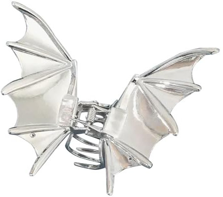 Pinza gótica para el pelo con alas de murciélago, pinzas para el pelo de Halloween, pasadores de metal con alas de murciélago, horquilla de ala de murciélago para adultos, todas las edades