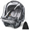 bemece Universal Regenschutz für Babyschale, Babyschale Regenschutz, Bequemes Zugang Rolltor und Trageöffnung, Gute Luftzirkulation, Transparent