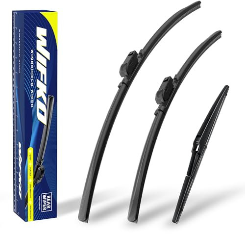 Wifko Scheibenwischer Kompatibel für Mazda CX-5 CX5 KF MK2 2017-2025, Wischerblätter Vorne + Hinten, Set Frontscheibenwischer und heckscheibenwischer, Auto Scheibenwischer Zubehör