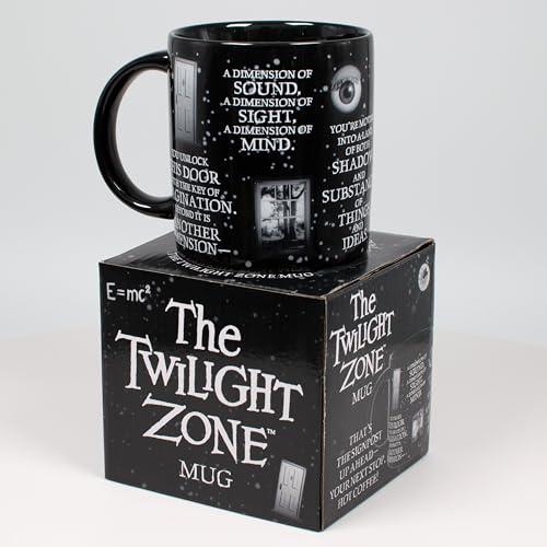 The Unemployed Philosophers Guild The Twilight Zone Tasse – Trinken Sie Kaffee und feiern Sie die ikonische TV-Show, offiziell lizenziert, kommt in Geschenkbox, 340 ml