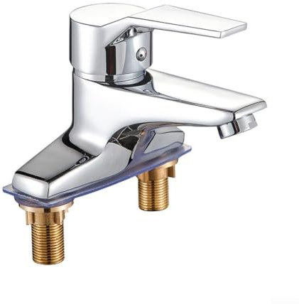 Zinklegierung Duscharmatur, Badezimmer Warm- und Kaltwassermischer, Wandmontage Einhandmischer, G1/2 Zoll Gewinde, Einfache Installation