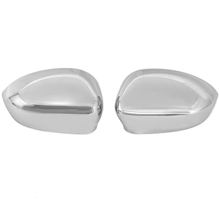 Auto Spiegelkappen Für Fiat Für 500 2007 2008 2009 2010 2011 2012 2023 Paar Chrom Auto Rückspiegel Abdeckung Kappe Seitenspiegel Spiegelkappen