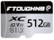 FTOUGHNB Carte SD,Carte Micro SD 512 Go, Carte Mémoire Haute, Carte Mémoire Micro SD+ Adaptateur, Compatible Full-HD pour Camera, Drone