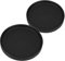 VANZACK 2 Piezas Bandeja de Maceta Planta adentro Exterior Interior Goteo con maceteros Pesado Bandeja para macetas platillos de cerámica para macetas Plato de Maceta Black