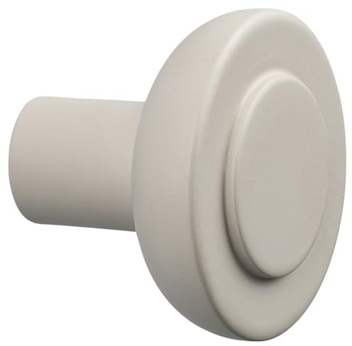 Zone Denmark Sensu Haken – Wandhaken rund aus Birkenholz – Japanisch inspiriertes skandinavisches Design – Kleiderhaken für Bad Küche Flur Schlafzimmer – 4,2 cm, Ø 5 cm – Sand