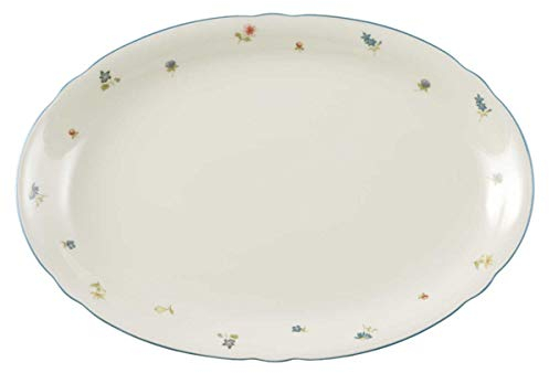 Seltmann Weiden 001.294554 Platte/Servierteller - oval - Marie Luise Streublume Ø 35 cm