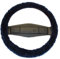 Reissner Lammfelle | LERA-15-MAR | Lenkradbezug Lenkradschoner Lenkradhülle für Auto und Wohnmobil | Echtes Merino Lammfell | Florhöhe 15mm | passend für ⌀40cm | Anti Rutsch | Farbe Marineblau