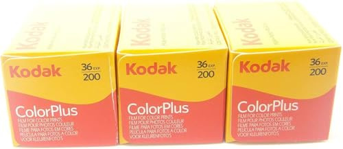 Kodak Colorplus Film, 35 mm, 200 ASA, 36 Positionen, 3 Stück