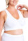 All Woman Large Pull-Over Seamless Bra Sizes Up to 56E (XXL, White)