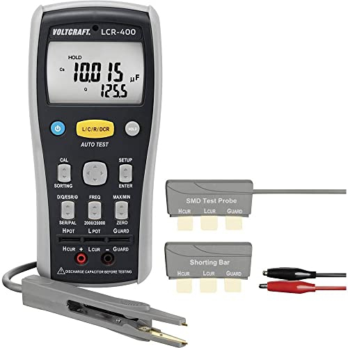 VOLTCRAFT LCR-400 Digitale CAT I-Anzeige (Anzahl der Punkte): 20000