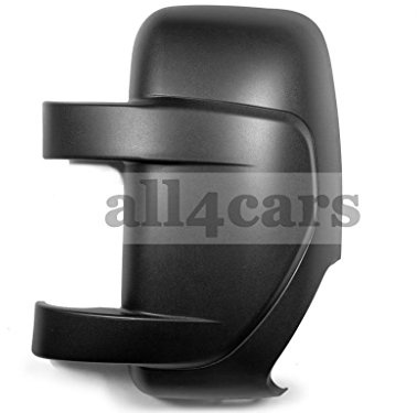 Master Movano Nv400 Door Wing Mirror Cover Cap Black Left Passenger N/S