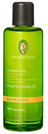 PRIMAVERA Pflegeöl Jojobaöl bio 2 x 100 ml - Aromaöl, Naturkosmetik - feuchtigkeitsspendend bei fettiger, gereizter Haut - vegan