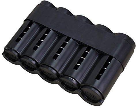 Kreatwow Münzspender mit 5 Haupt-Euro-Münzen, Universal-MünzhalterSpardosen Tragbare Münzetui Aufbewahrungsbox, abgerundete Münzhalter für Kassierer, Kellner, Taxifahrer (Schwarz)