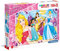 Clementoni 23714 Maxi Princess – Puzzle 104 Teile ab 4 Jahren, farbenfrohes Kinderpuzzle mit extra großen Puzzleteilen, Geschicklichkeitsspiel für Kinder