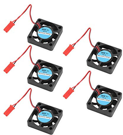 ASHATA Imprimante 3D Refroidissement Ventilateur, 5PCS Cooling Cooler Fan Grande Vitesse Ventilateur 5V 8500RPM 4CFM Ventilateur De Refroidissement Accessoire pour Imprimante 3D