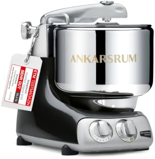 Ankarsrum Assistent Original 6230 Küchenmaschine, Black Diamond | 1500 Watt, multifunktionale Küchenmaschine u.a. zum Backen, mit 7 Liter Edelstahlschüssel, handgefertigt in Schweden