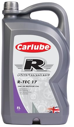 Carlube Triple R 5W-30 ACEA A5/B5, API SP Fully Synthetic Engine Oil R-TEC 17 5L
