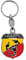 Abarth 21762 Offizieller Schlüsselanhänger Logo, Metallschild