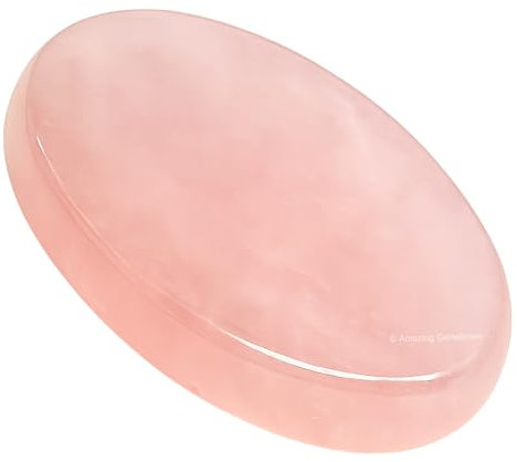 Pierre d'inquiétude pour le pouce en cristal de quartz rose - Cristal naturel et pierres de guérison