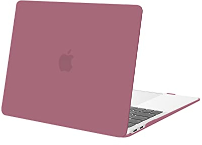 MOSISO Custodia Compatibile con MacBook Air 13 Cover M1 Chip A2337 A2179 A1932 2021 2020 2019 2018 Retina Touch ID,Protezione Case Compatibile per MacBook Air M1 Cover 13,3'' Pollici, Petalo te Rosa