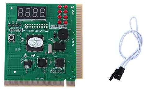 Ocobudbxw Graphics Card For 4Digit PC Computer Diagnostic Card Motherboard Mainboard POST Tester PCI ISA
