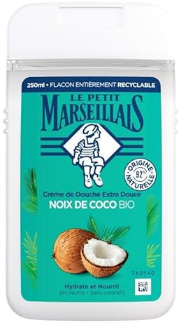 le Ptit Marseillais - Douche Les P'Tits Bonheurs Crème Hydratante Au Beurre De Coco 250Ml - Lot De 4 - Vendu Par Lot
