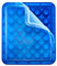 Lurch 240775 Ice Former Arctic Kugel 3cm blau Eiswürfelform für 30 Eiswürfel mit transparentem Deckel blau