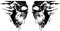 iSpchen Autoaufkleber 3D Skull Abziehbilder Totenkopf Schädel Aufkleber Selbstklebende Karosserie Aufkleber Auto Styling Dekoration Aufkleber Auto Körper Stoßstangen Dekoration Sticker,30 * 32cm